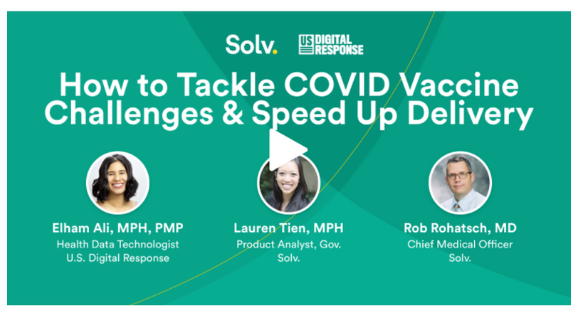 Webinar to support governments tackle COVID vaccine delivery